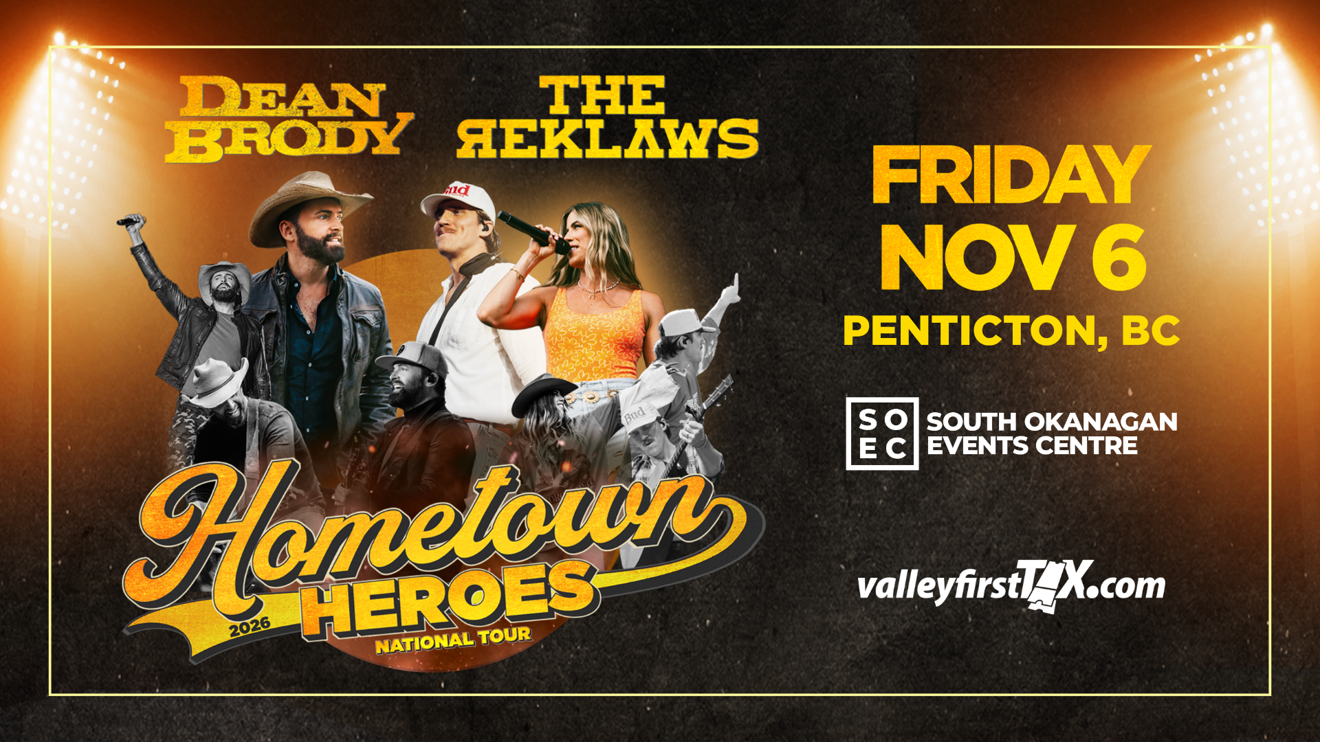 Dean Brody & The Reklaws | Hometown Heroes Tour
