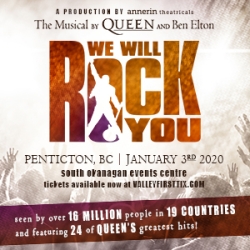 Queen-Inspired Rock Musical WE WILL ROCK YOU Coming to Penticton January 2020!