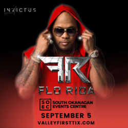 Flo Rida to Bring the Heat to Penticton’s SOEC This September!
