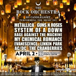 The Rock Orchestra by Candlelight Live at the South Okanagan Events Centre